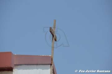 Misa y procesión religiosa en Cazadores  (Foto Francisco Javier Santana)